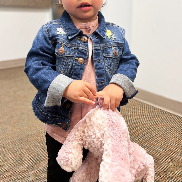 Customized floral denim jackets - infant - toddler size - Picture 7 of 7